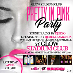 pink party flyer